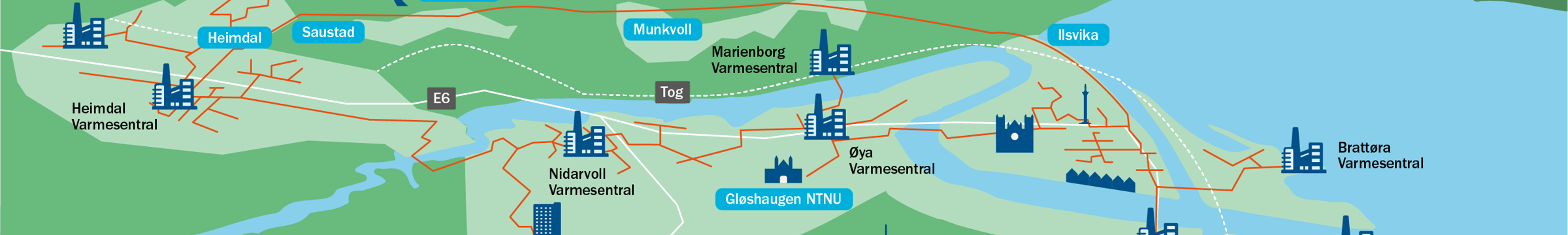 Fjernvarmenettet i Trondheim