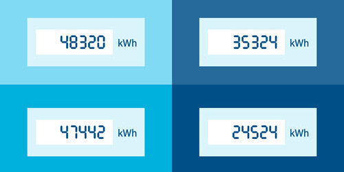 figur med 4 målinger kWh